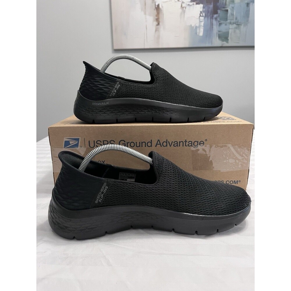 Skechers Hands Free Slip Ins Go Walk Flex Relish Black Women's Size 11 NWOT